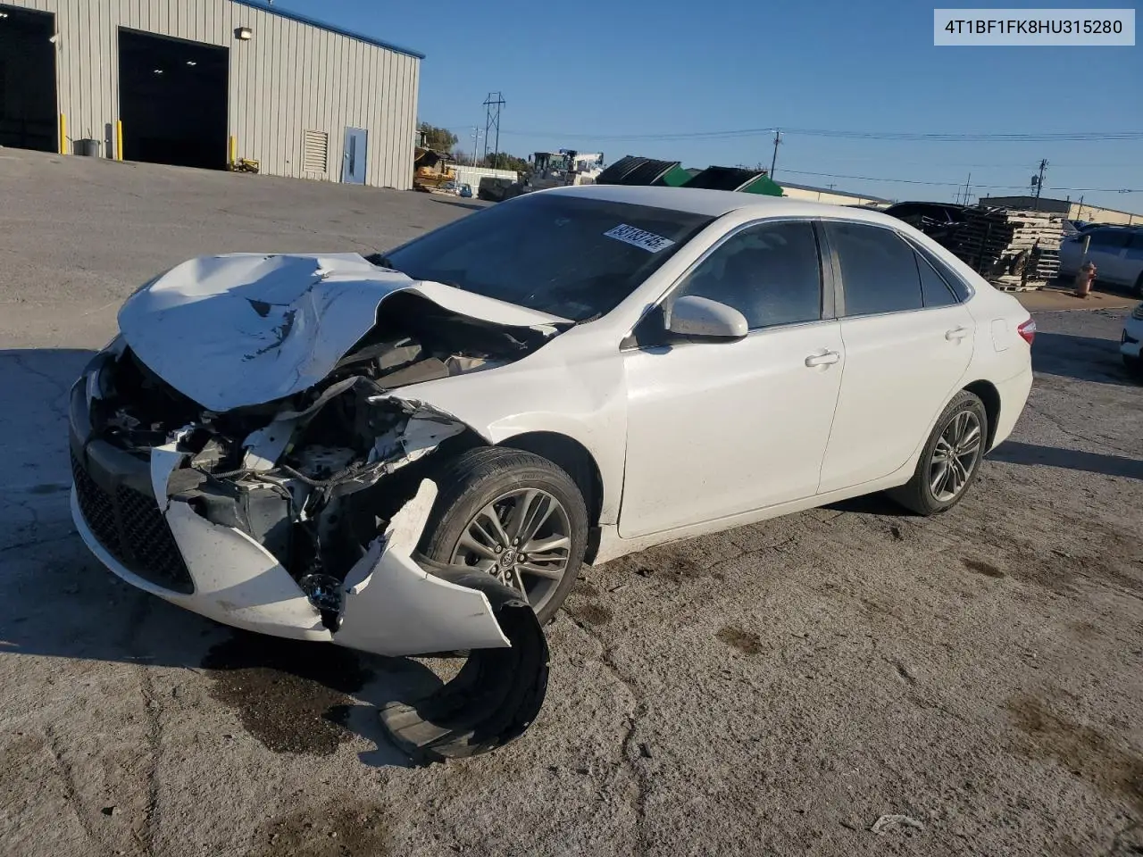 4T1BF1FK8HU315280 2022 Toyt Camry Le