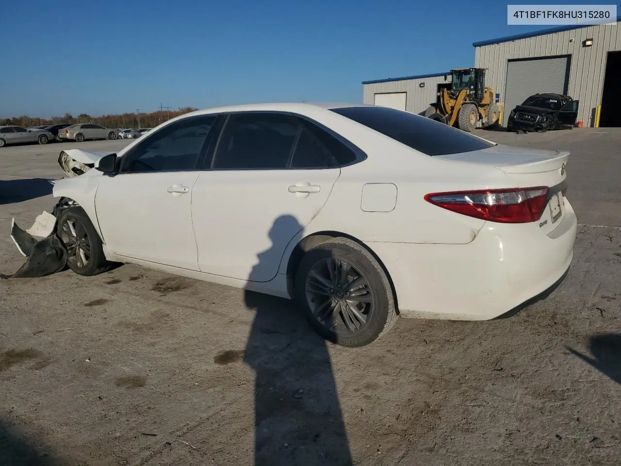 4T1BF1FK8HU315280 2022 Toyt Camry Le
