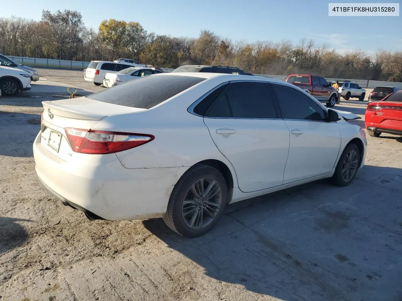 4T1BF1FK8HU315280 2022 Toyt Camry Le