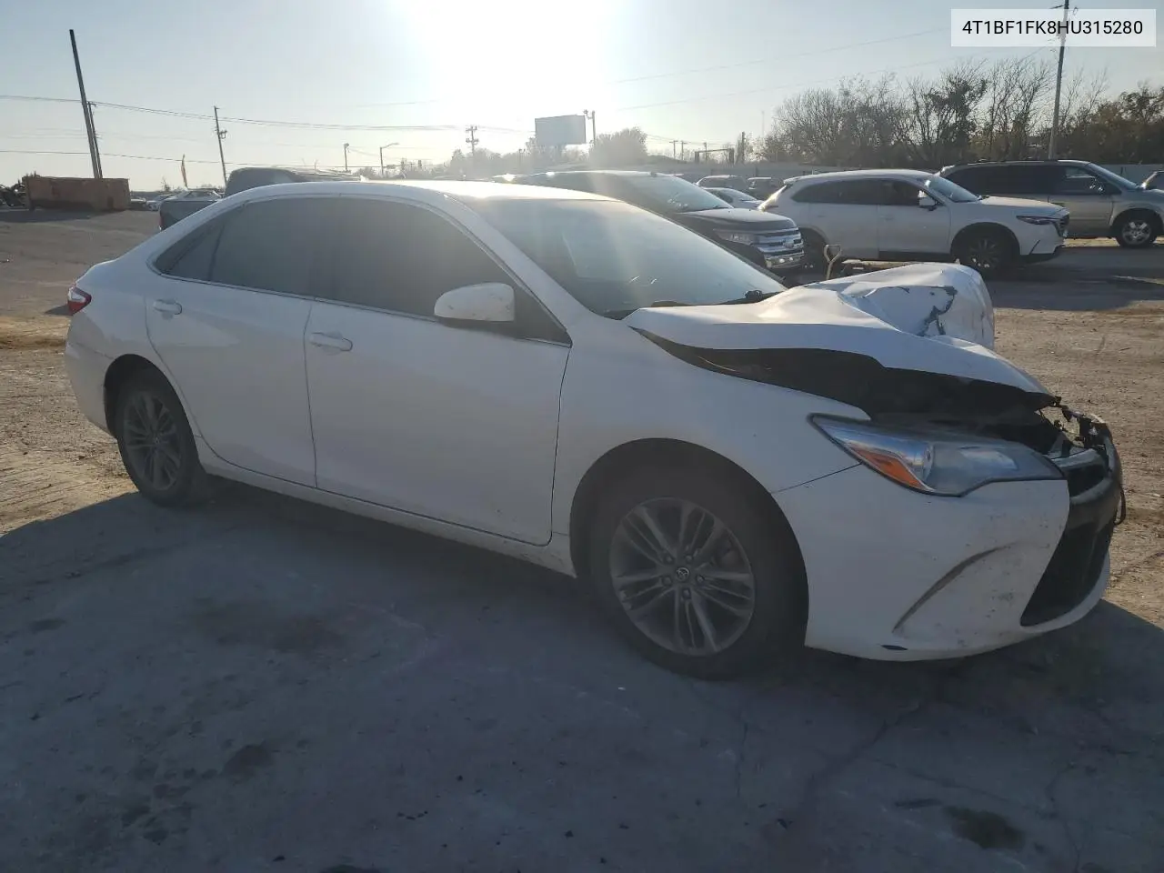 4T1BF1FK8HU315280 2022 Toyt Camry Le