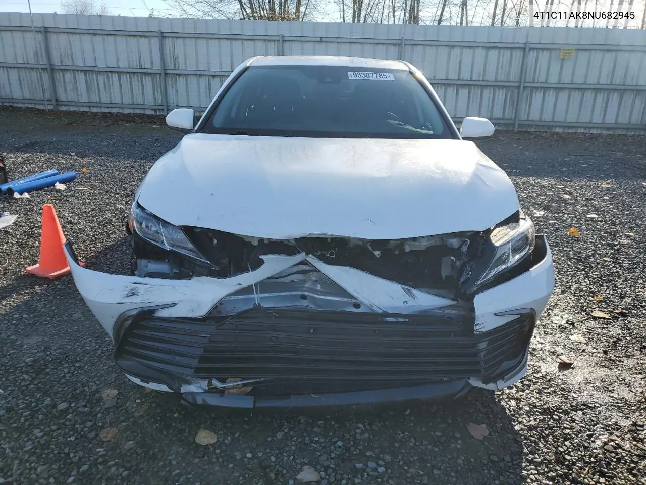4T1C11AK8NU682945 2022 Toyota Camry Le