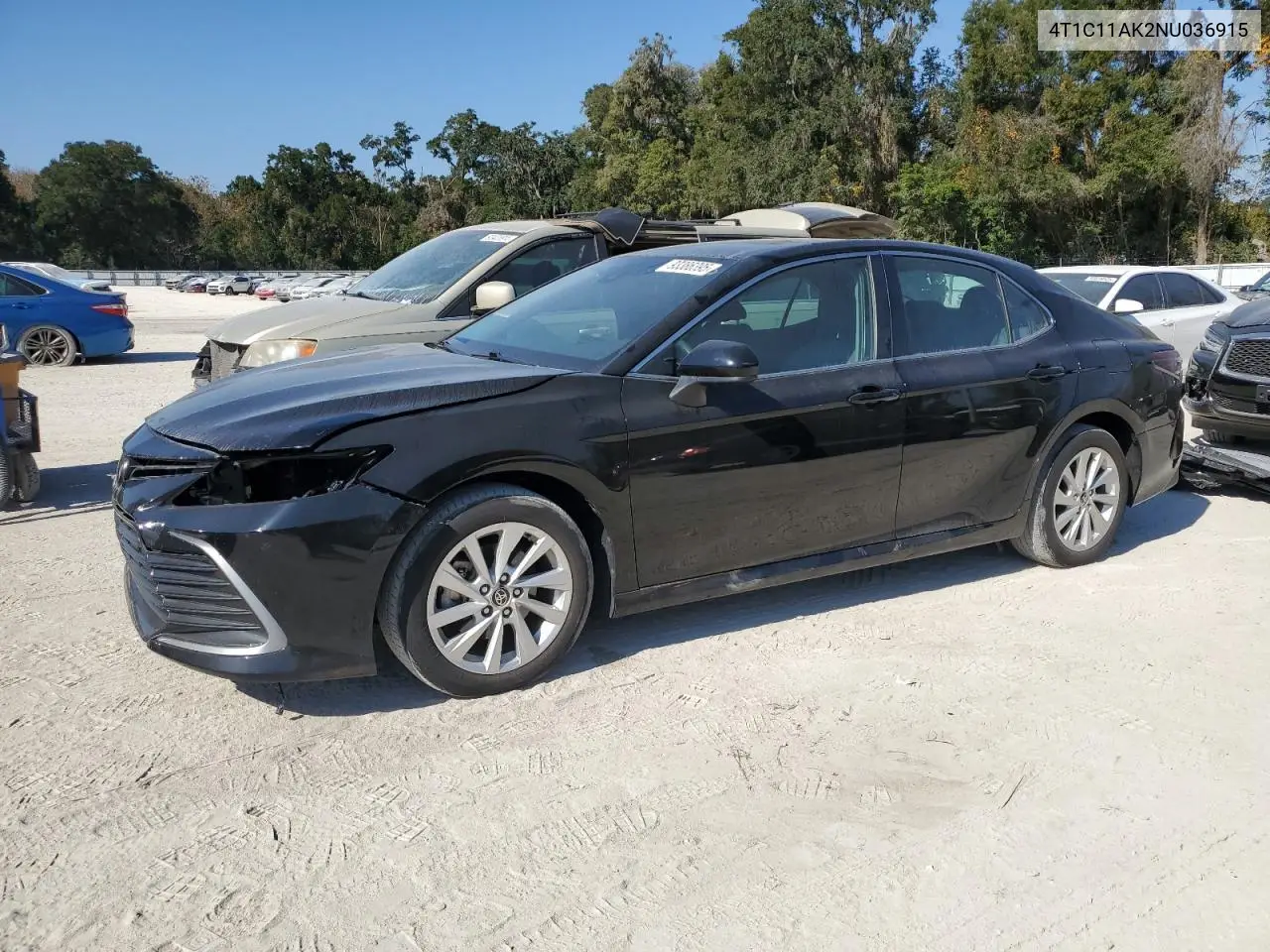 4T1C11AK2NU036915 2022 Toyota Camry Le