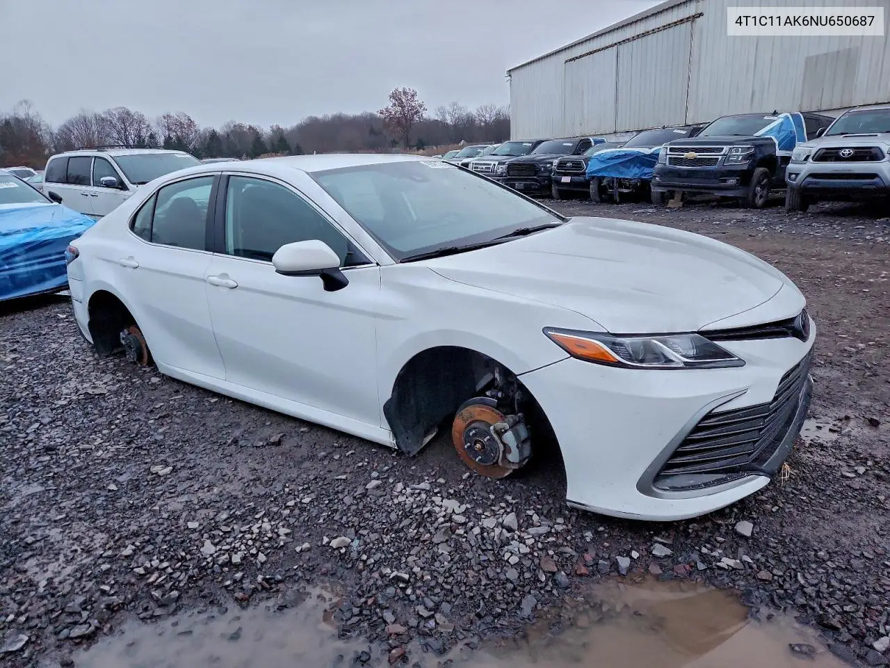 4T1C11AK6NU650687 2022 Toyota Camry Le