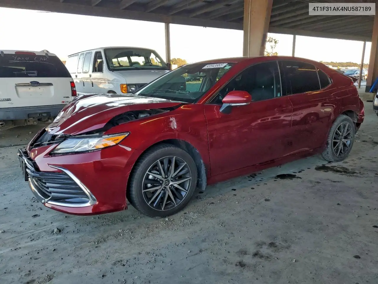 4T1F31AK4NU587189 2022 Toyota Camry Xle