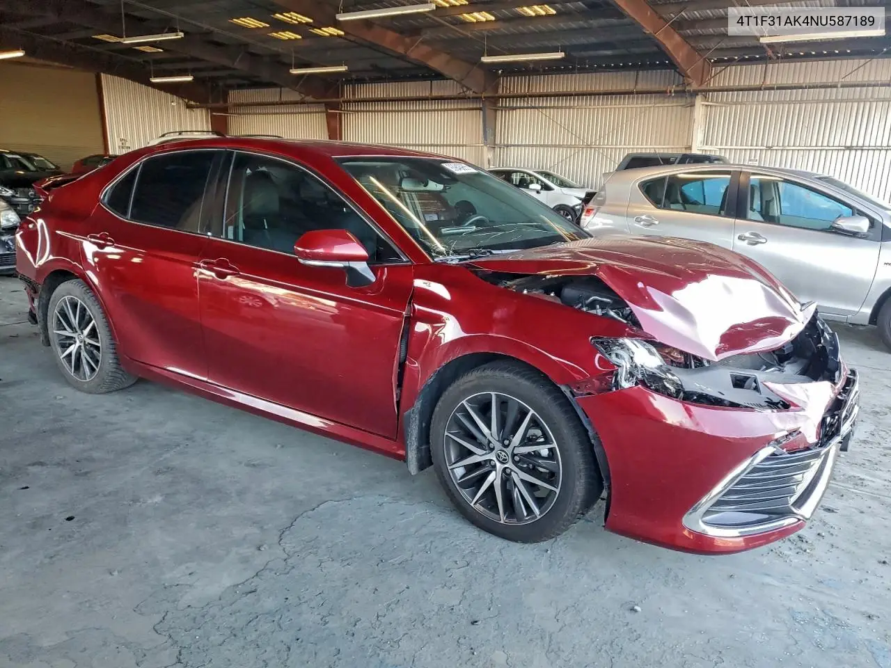 4T1F31AK4NU587189 2022 Toyota Camry Xle