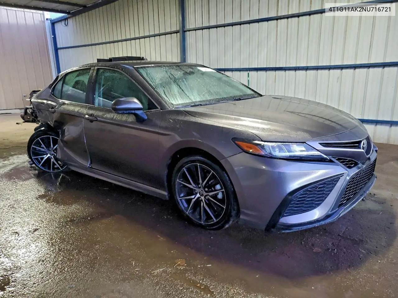4T1G11AK2NU716721 2022 Toyota Camry Se