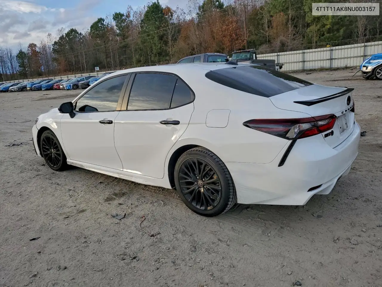 4T1T11AK8NU003157 2022 Toyota Camry Se