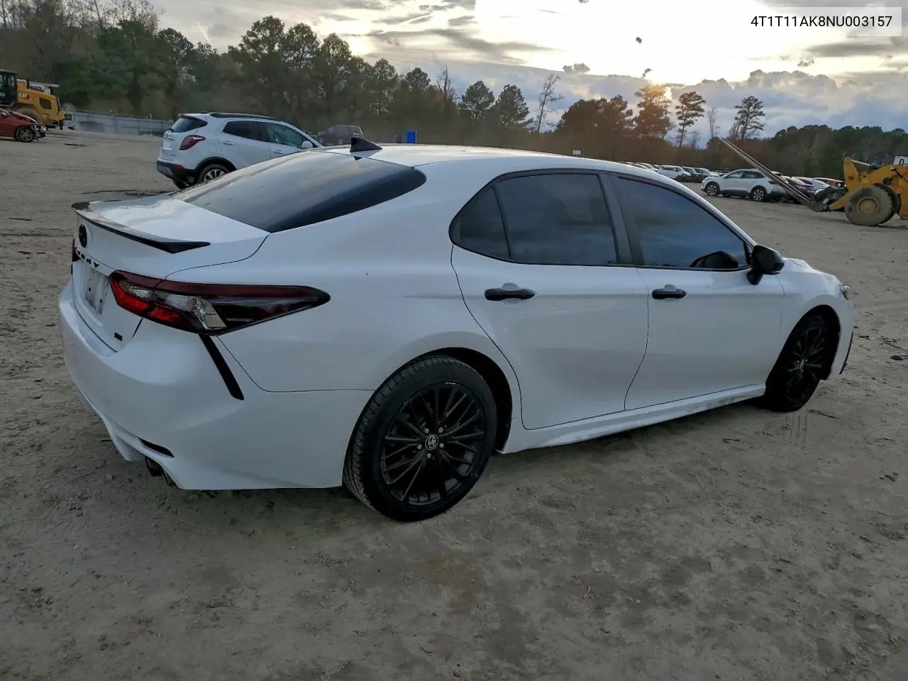 4T1T11AK8NU003157 2022 Toyota Camry Se