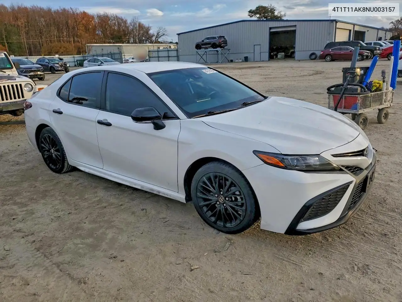4T1T11AK8NU003157 2022 Toyota Camry Se