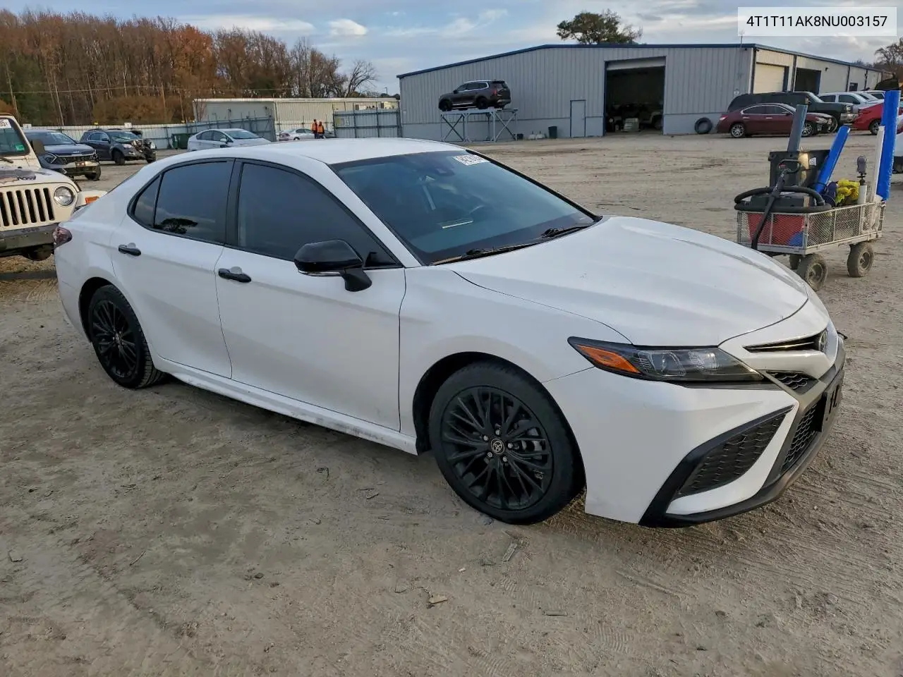 4T1T11AK8NU003157 2022 Toyota Camry Se