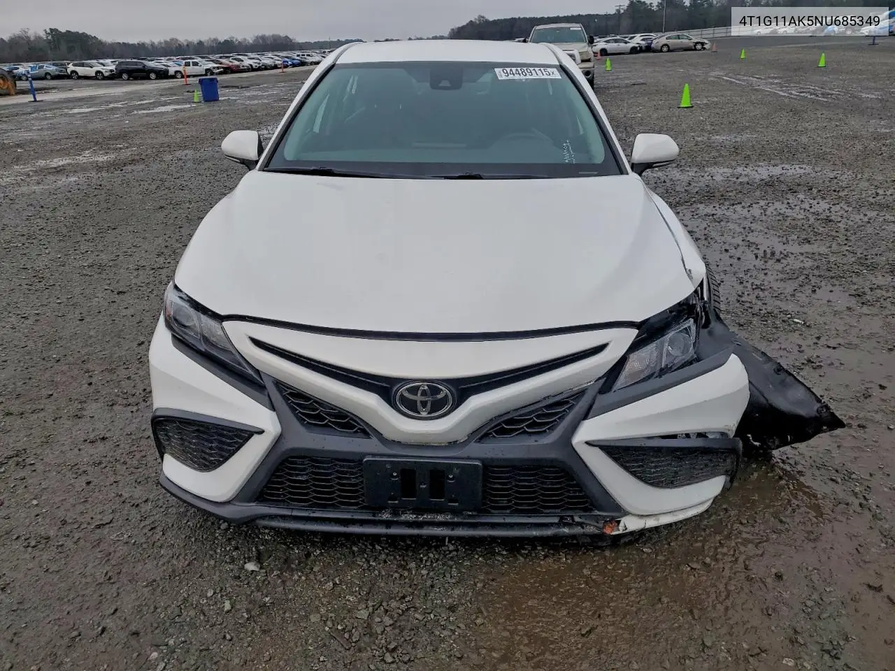 4T1G11AK5NU685349 2022 Toyota Camry Se