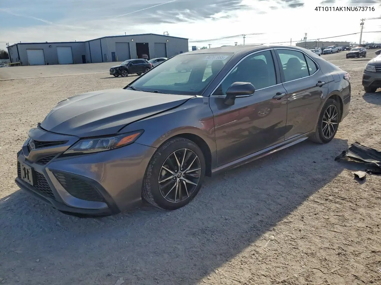 4T1G11AK1NU673716 2022 Toyota Camry Se