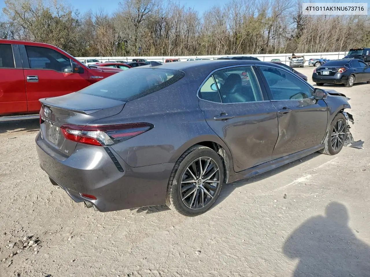 4T1G11AK1NU673716 2022 Toyota Camry Se