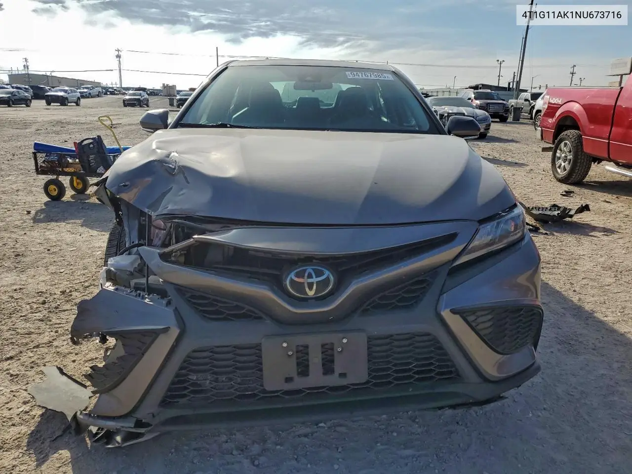 4T1G11AK1NU673716 2022 Toyota Camry Se