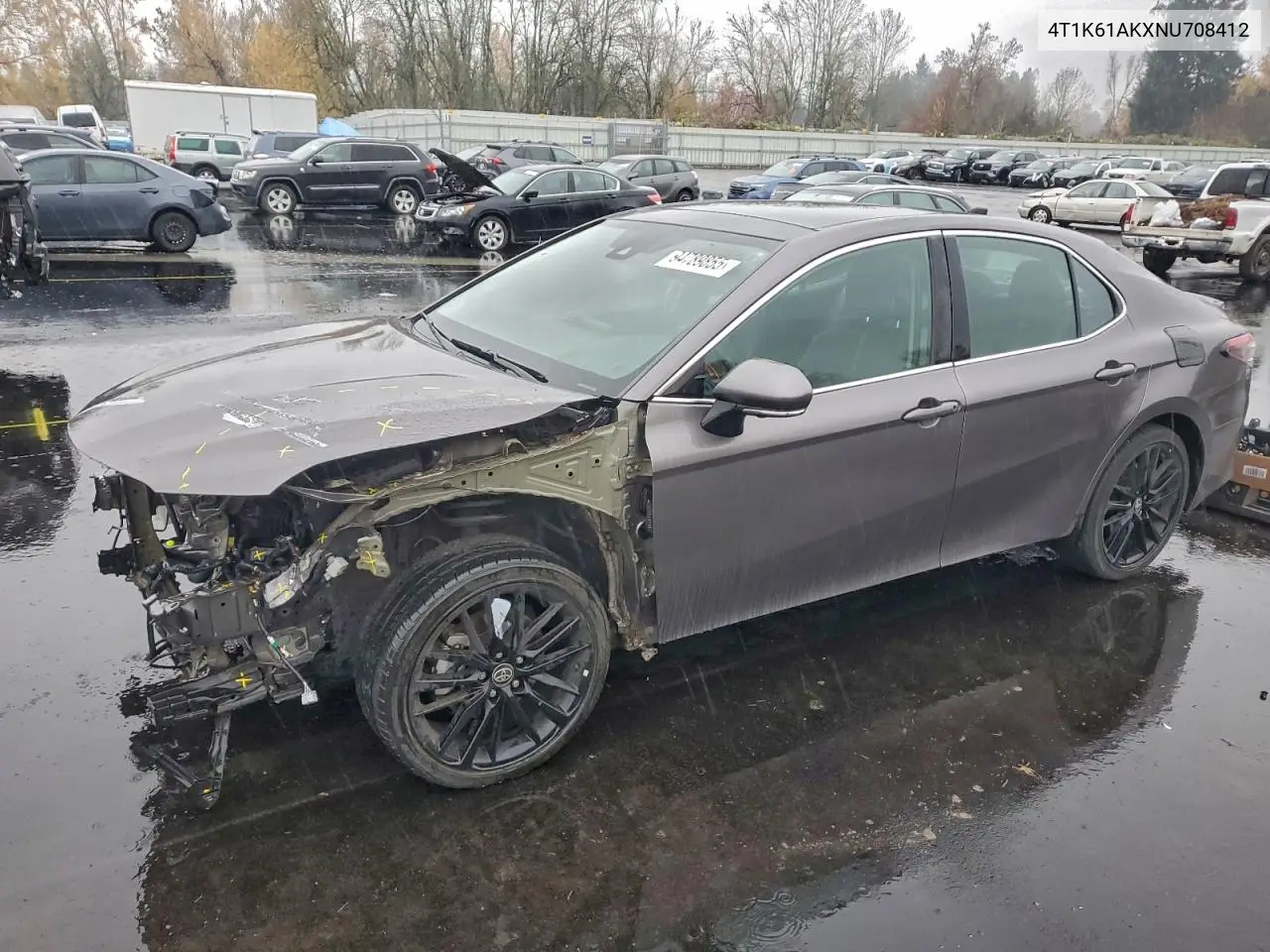 4T1K61AKXNU708412 2022 Toyota Camry Xse