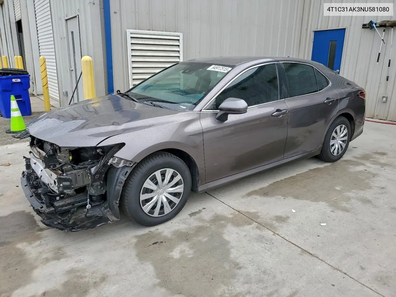 4T1C31AK3NU581080 2022 Toyota Camry Le