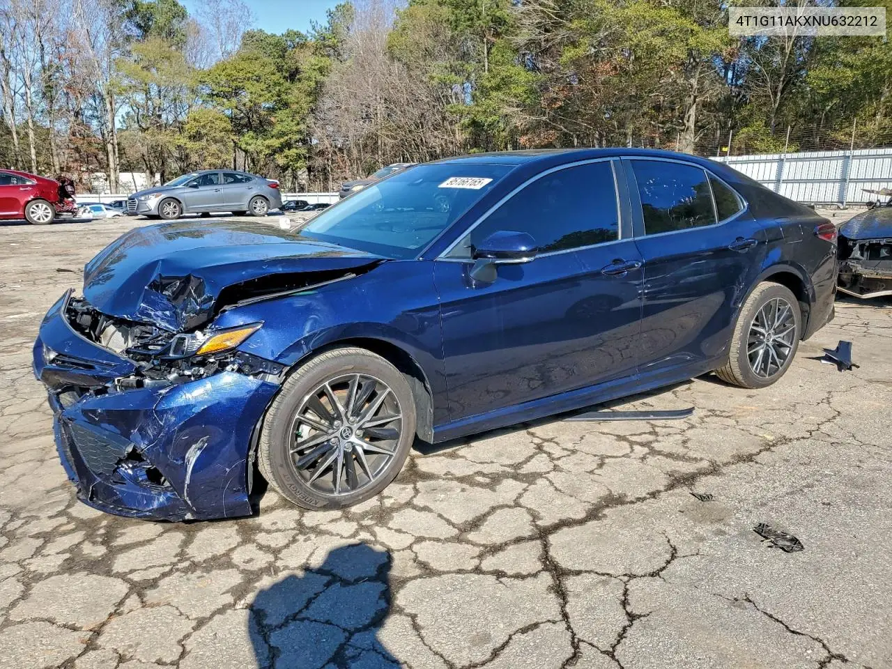 4T1G11AKXNU632212 2022 Toyota Camry Se