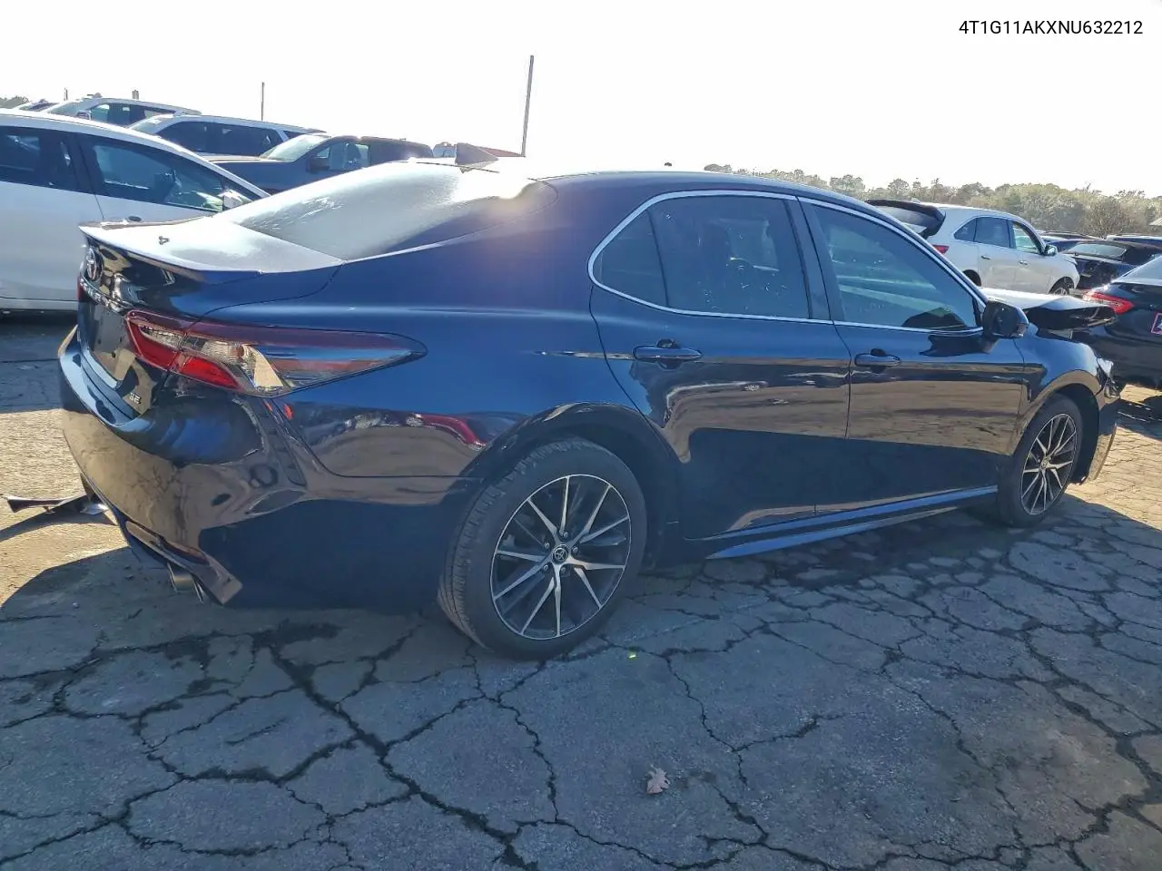 4T1G11AKXNU632212 2022 Toyota Camry Se