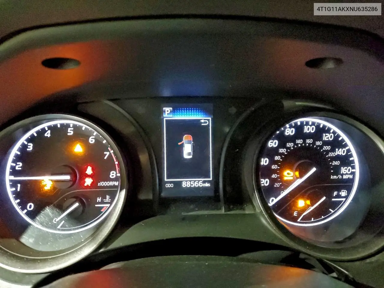 4T1G11AKXNU635286 2022 Toyota Camry Se