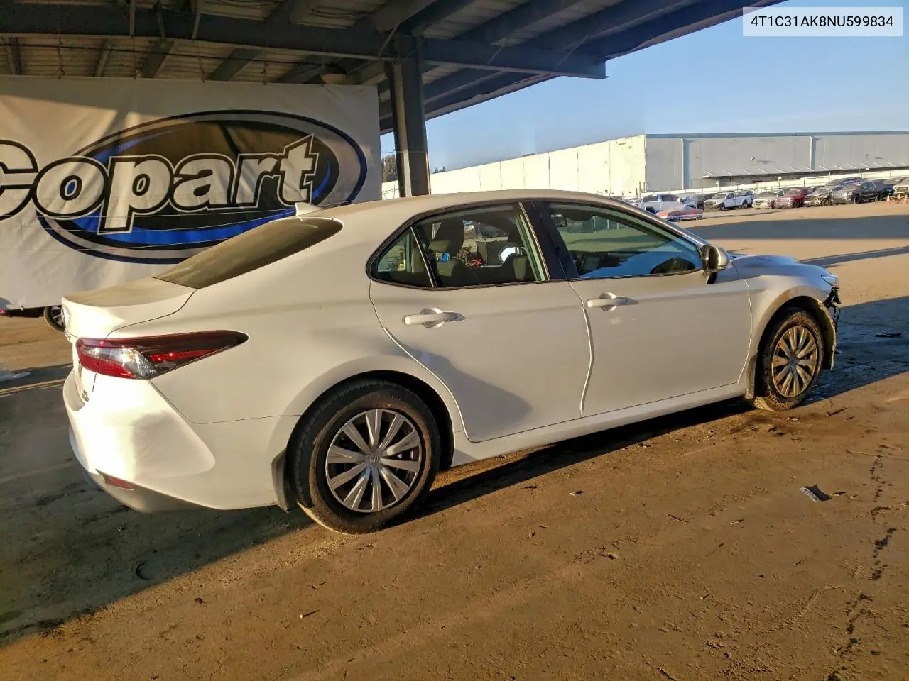4T1C31AK8NU599834 2022 Toyota Camry Le