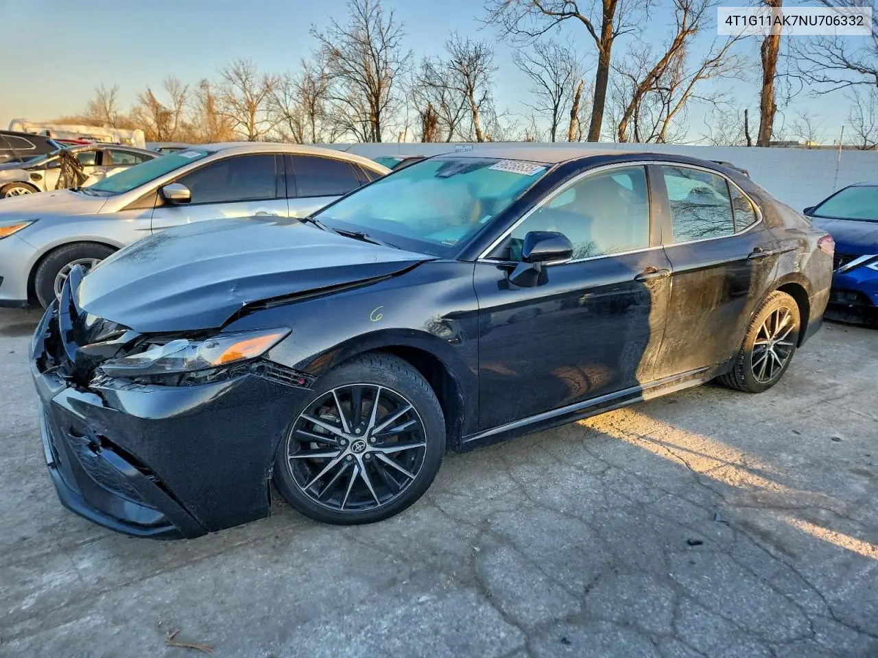 4T1G11AK7NU706332 2022 Toyota Camry Se