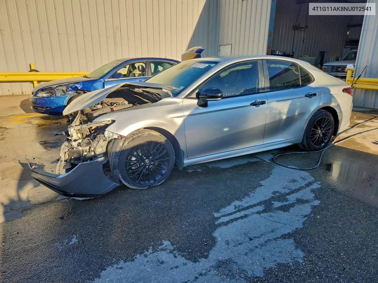 4T1G11AK8NU012541 2022 Toyota Camry Se