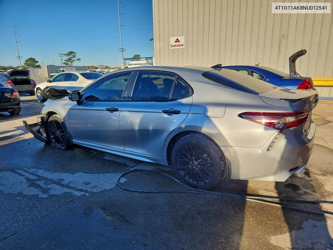 4T1G11AK8NU012541 2022 Toyota Camry Se