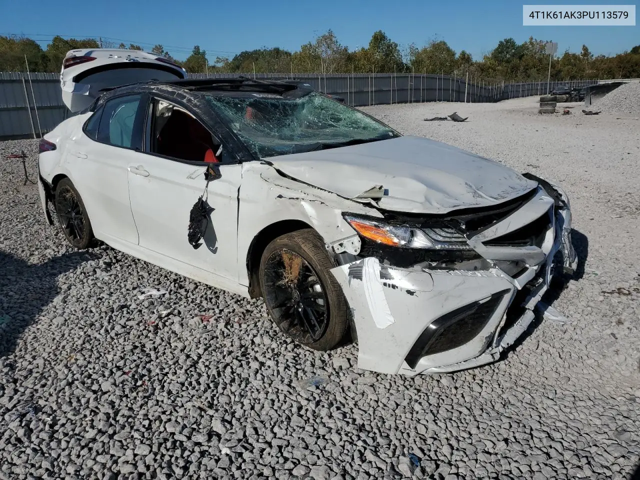 4T1K61AK3PU113579 2023 Toyota Camry Xse