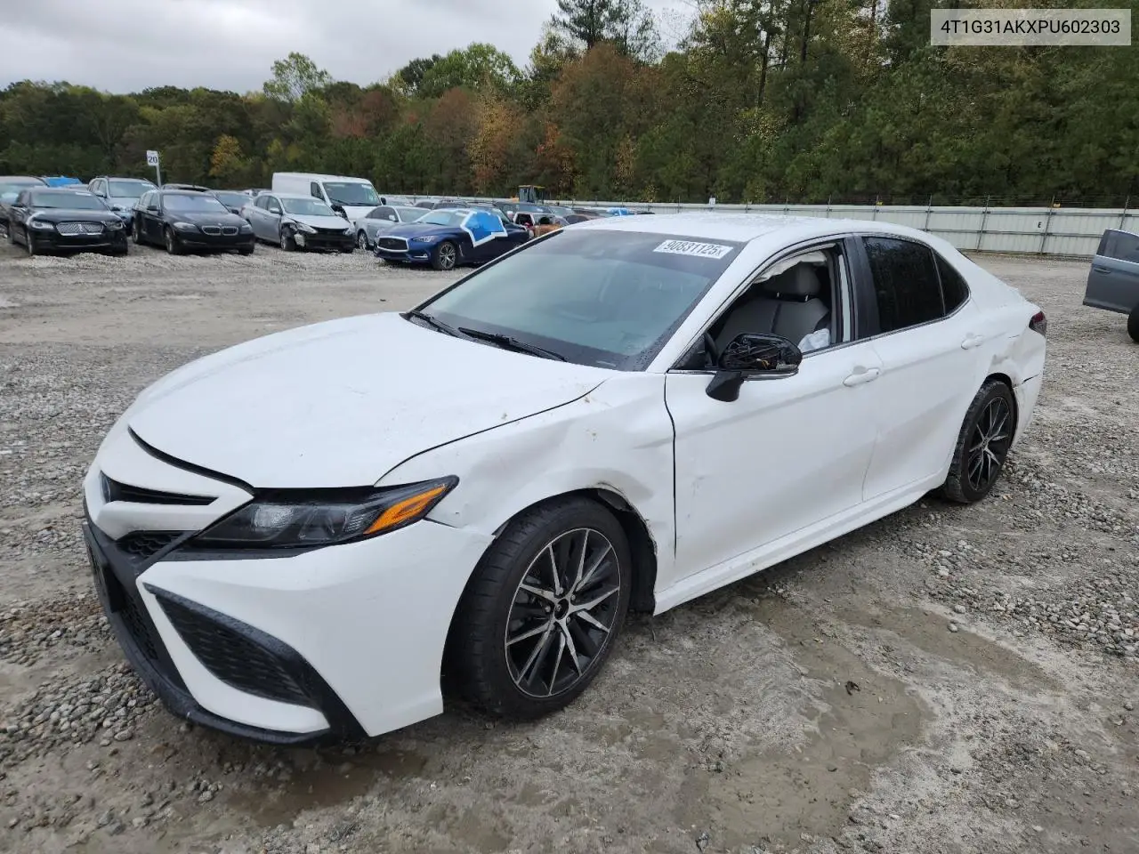 4T1G31AKXPU602303 2023 Toyota Camry Se Night Shade