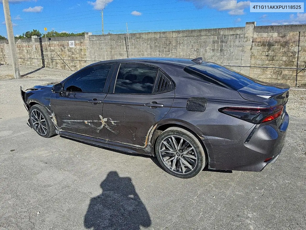 4T1G11AKXPU118525 2023 Toyota Camry Se Night Shade