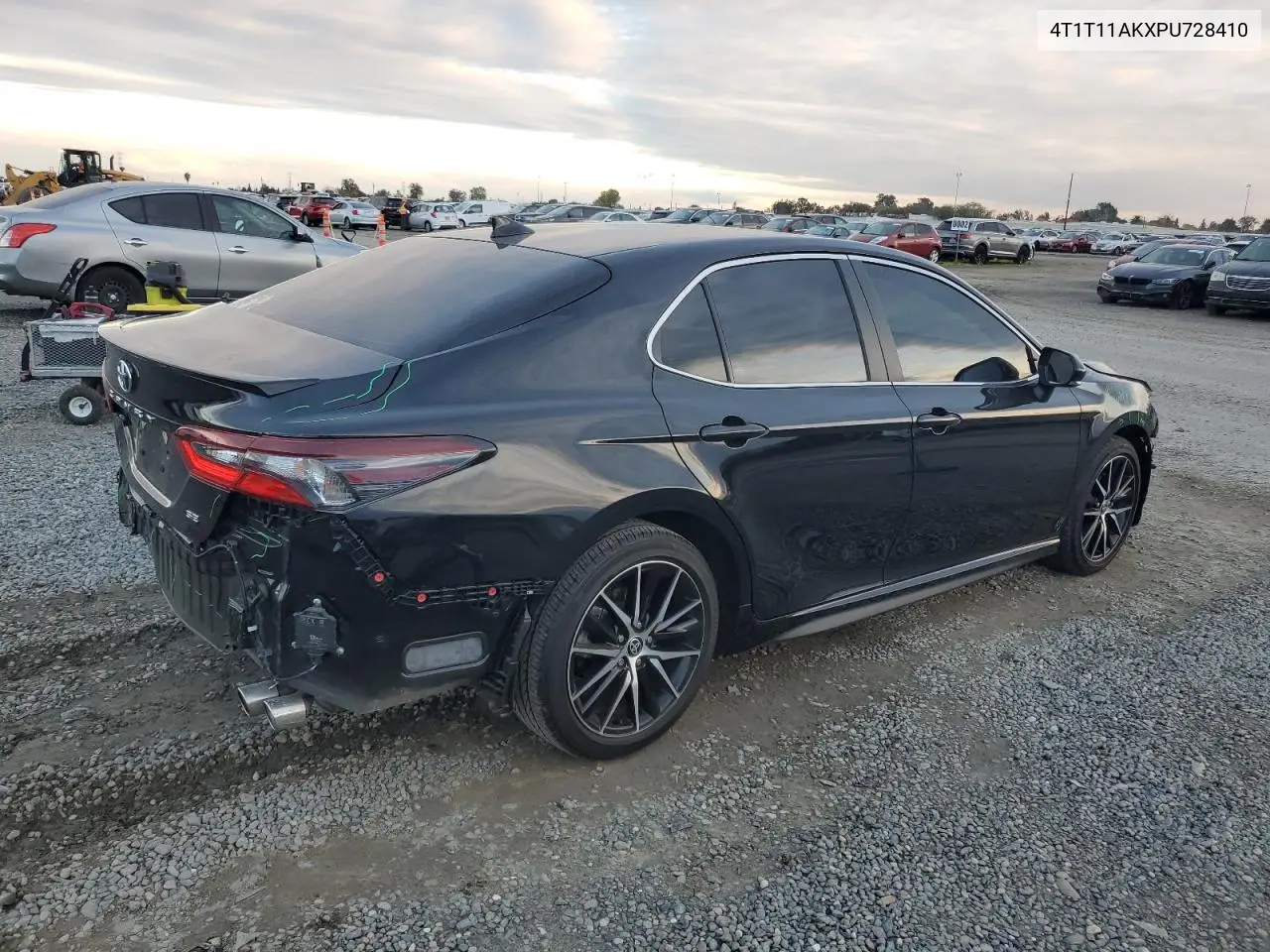 4T1T11AKXPU728410 2023 Toyota Camry Se Night Shade