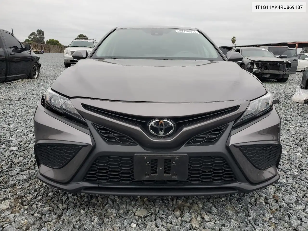 4T1G11AK4RU869137 2024 Toyota Camry Se Night Shade