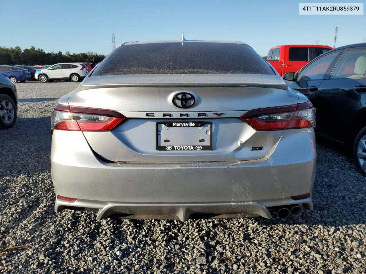 4T1T11AK2RU859379 2024 Toyota Camry Se Night Shade