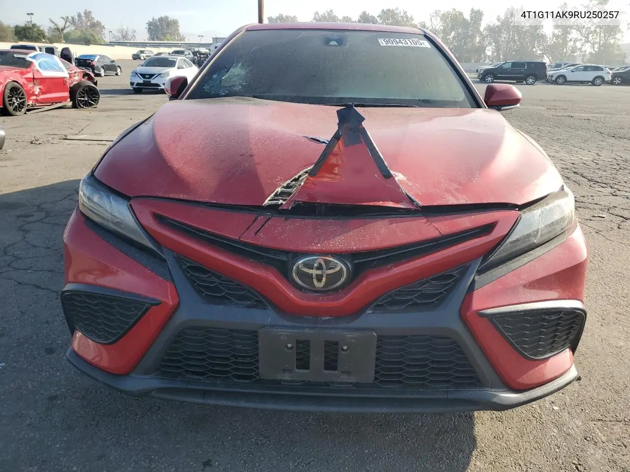 4T1G11AK9RU250257 2024 Toyota Camry Se Night Shade