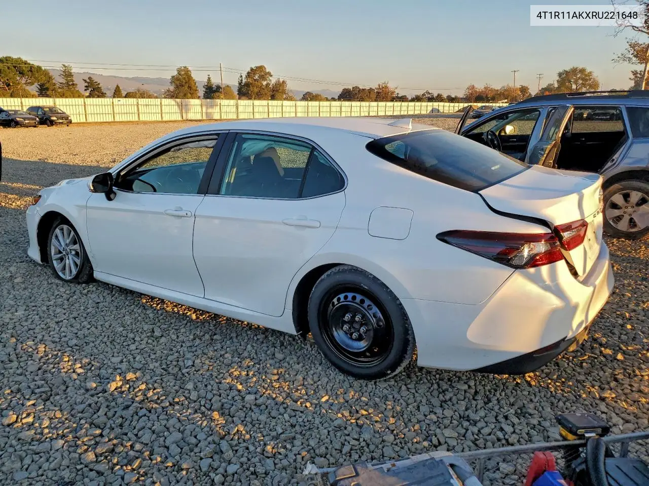 4T1R11AKXRU221648 2024 Toyota Camry Le