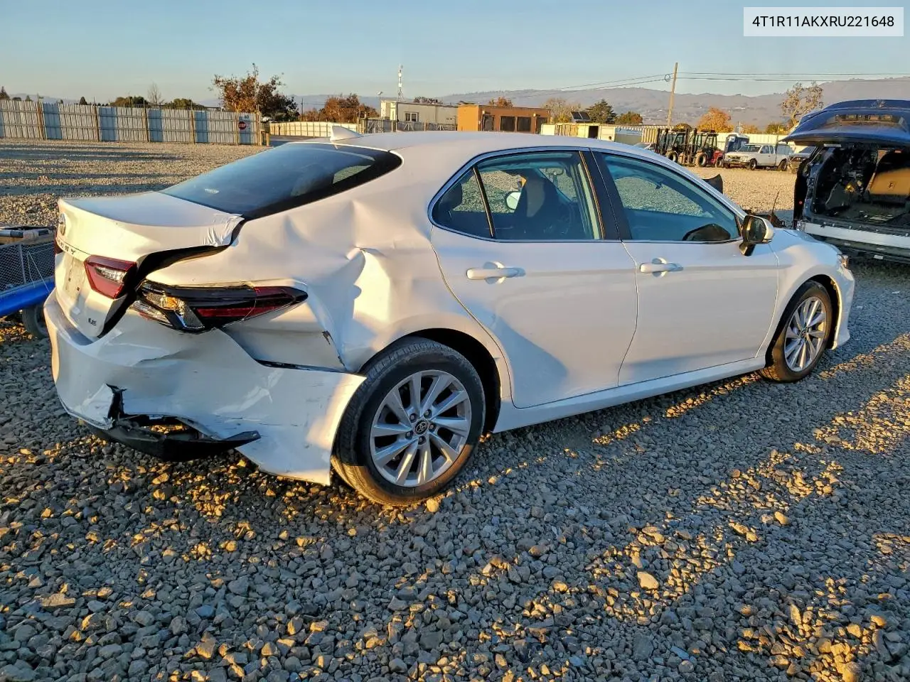 4T1R11AKXRU221648 2024 Toyota Camry Le
