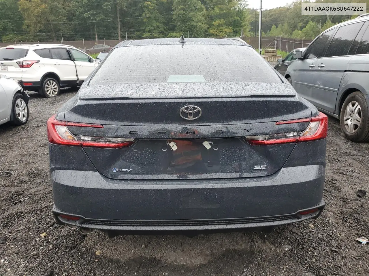 4T1DAACK6SU647222 2025 Toyota Camry Xse