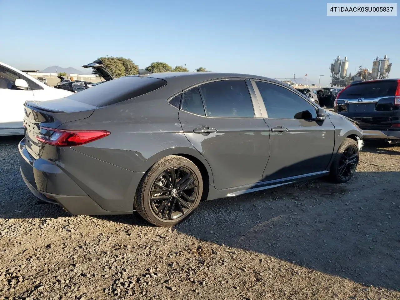 4T1DAACK0SU005837 2025 Toyota Camry Xse