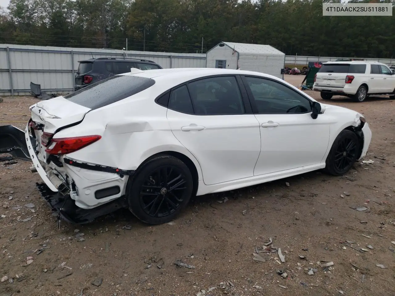 4T1DAACK2SU511881 2025 Toyota Camry Xse