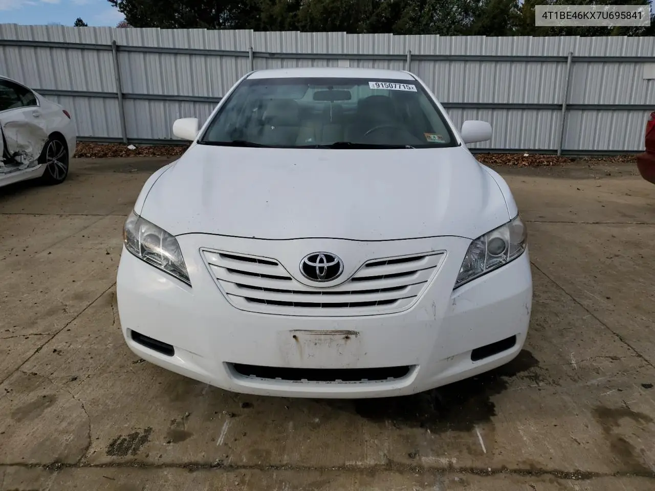 4T1BE46KX7U695841 2007 Toyota Camry Ce