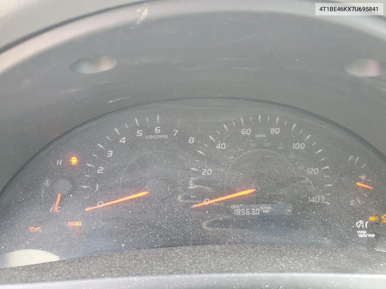 4T1BE46KX7U695841 2007 Toyota Camry Ce