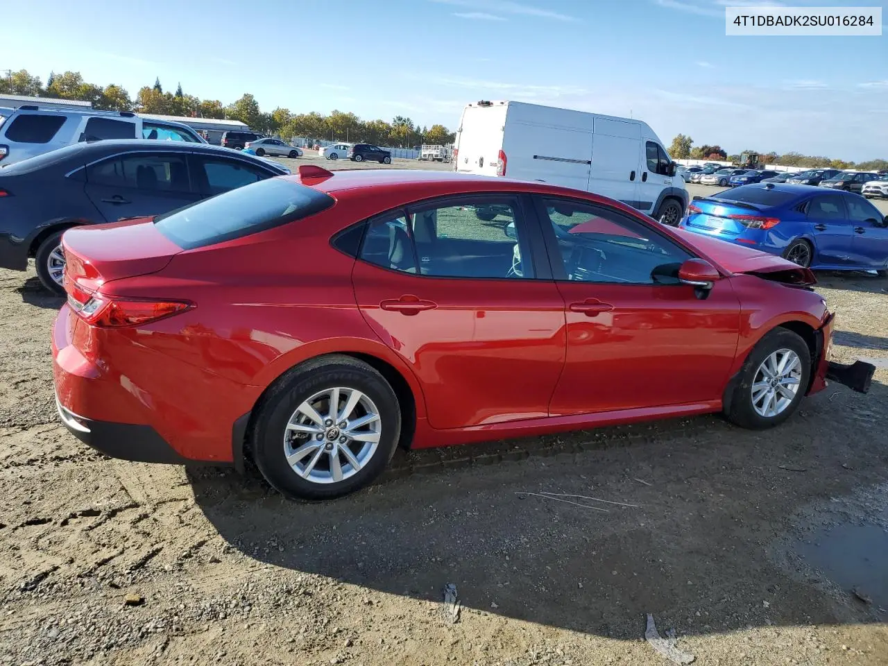 4T1DBADK2SU016284 2025 Toyota Camry Xse