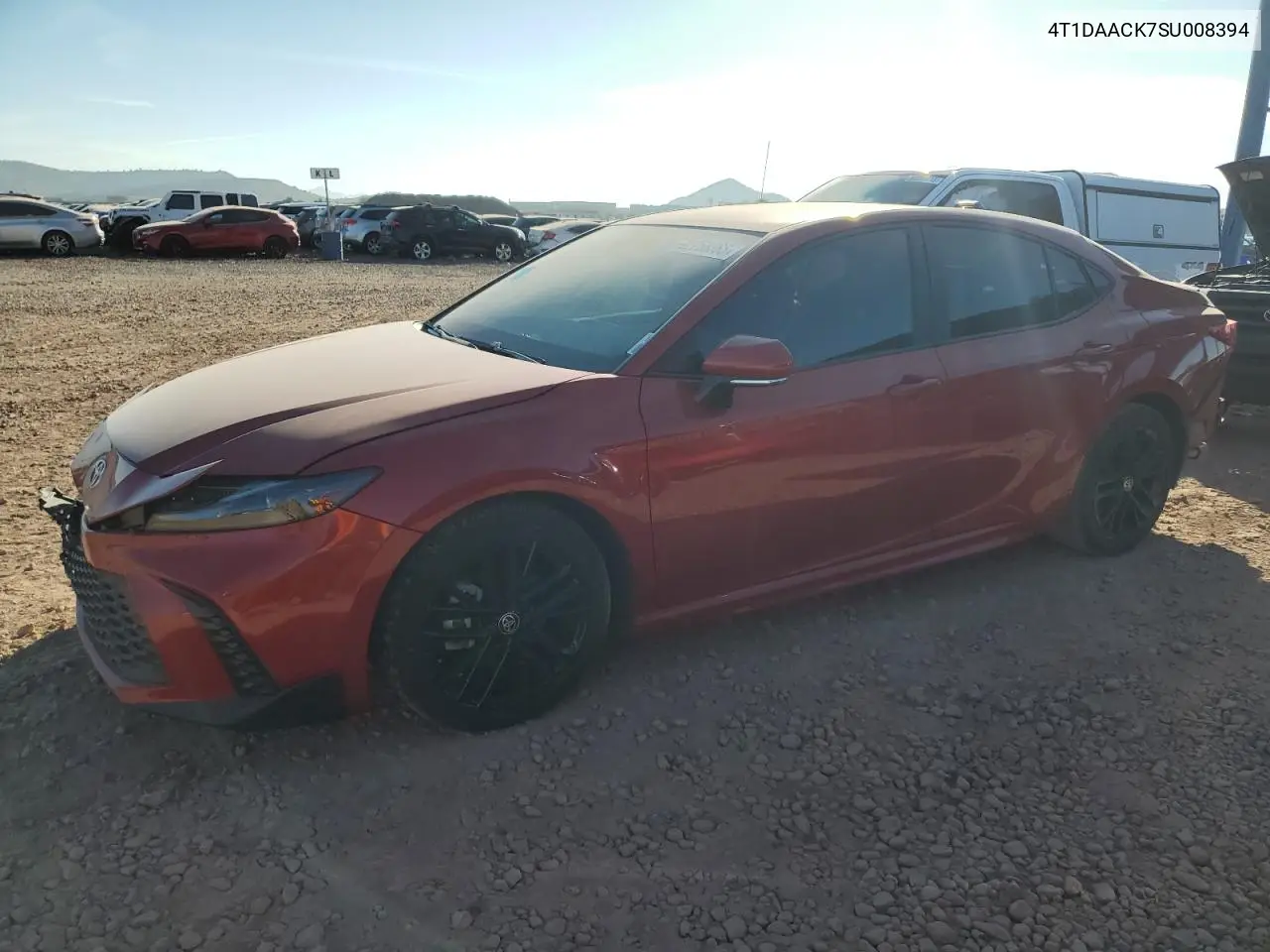 4T1DAACK7SU008394 2025 Toyota Camry Xse