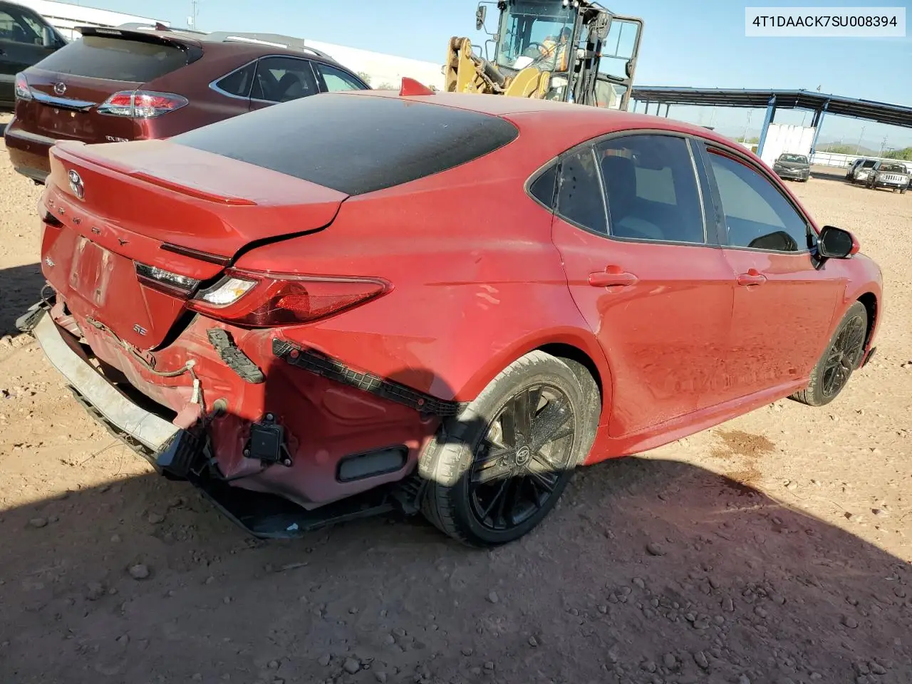 4T1DAACK7SU008394 2025 Toyota Camry Xse