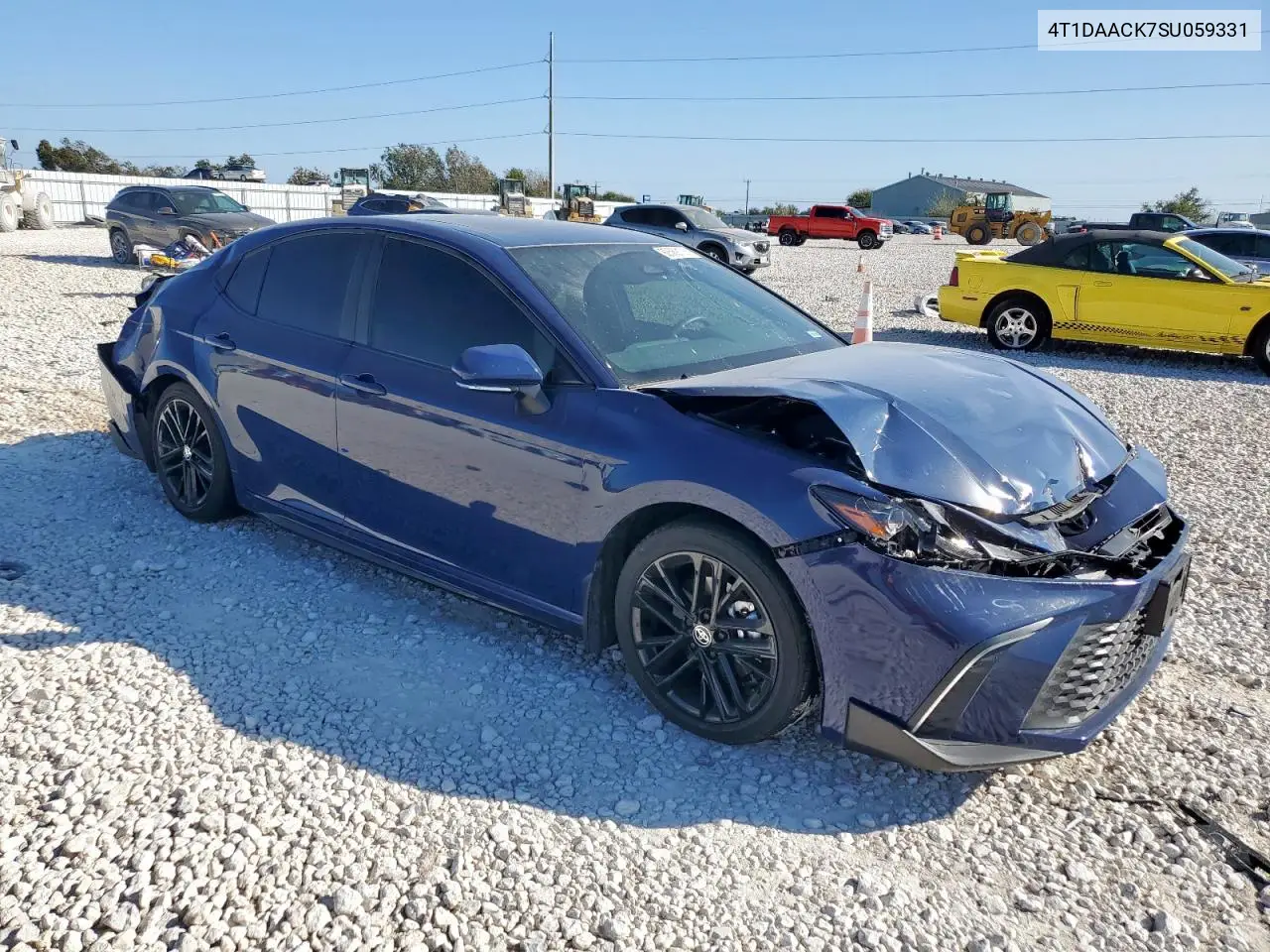 4T1DAACK7SU059331 2025 Toyota Camry Xse