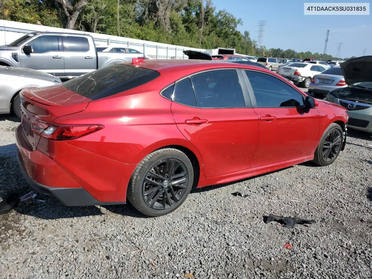 4T1DAACK5SU031835 2025 Toyota Camry Xse