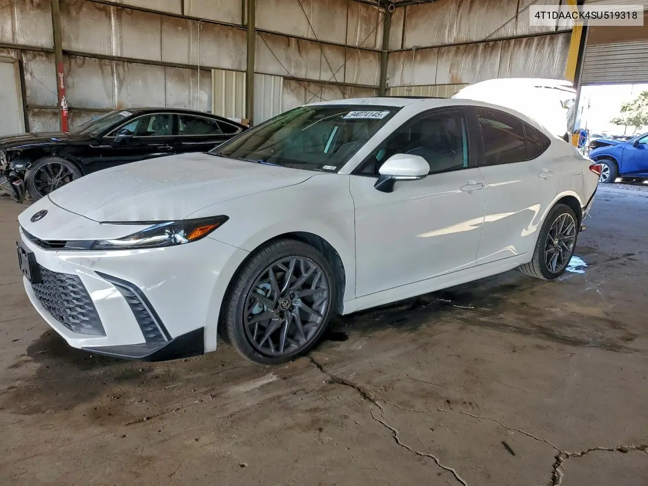 4T1DAACK4SU519318 2025 Toyota Camry Xse