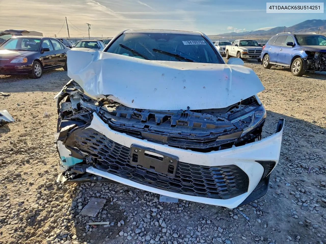 4T1DAACK6SU514251 2025 Toyota Camry Xse
