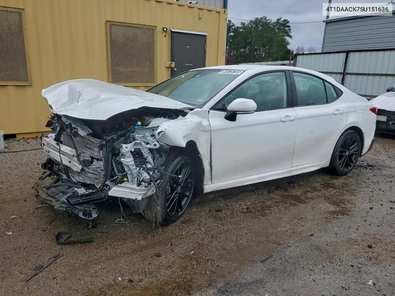 4T1DAACK7SU151636 2025 Toyota Camry Xse