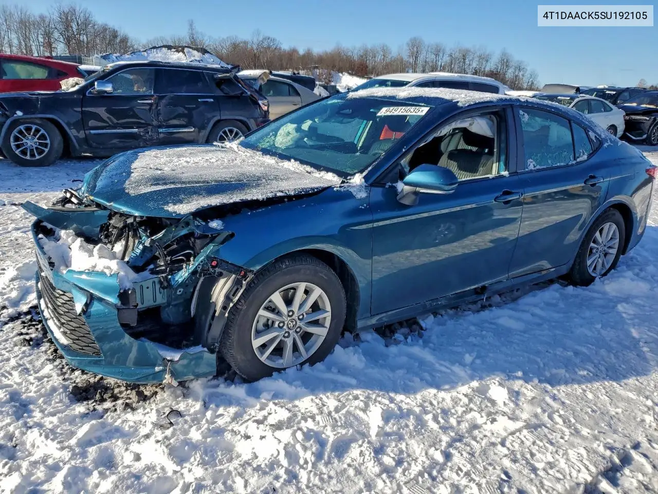 4T1DAACK5SU192105 2025 Toyota Camry Xse